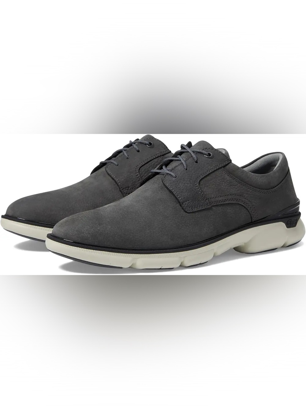 Johnston & Murphy XC4 Waterproof Nubuck Tanner Plain Toe Comfort Gray 8